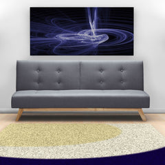 Canapé scandinave convertible gris foncé