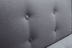 Canapé scandinave convertible gris foncé