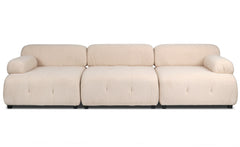 Canapé design modulable Hollywood Tissu bouclette Beige