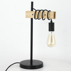 Lampe de table Hyara Noir et Bois