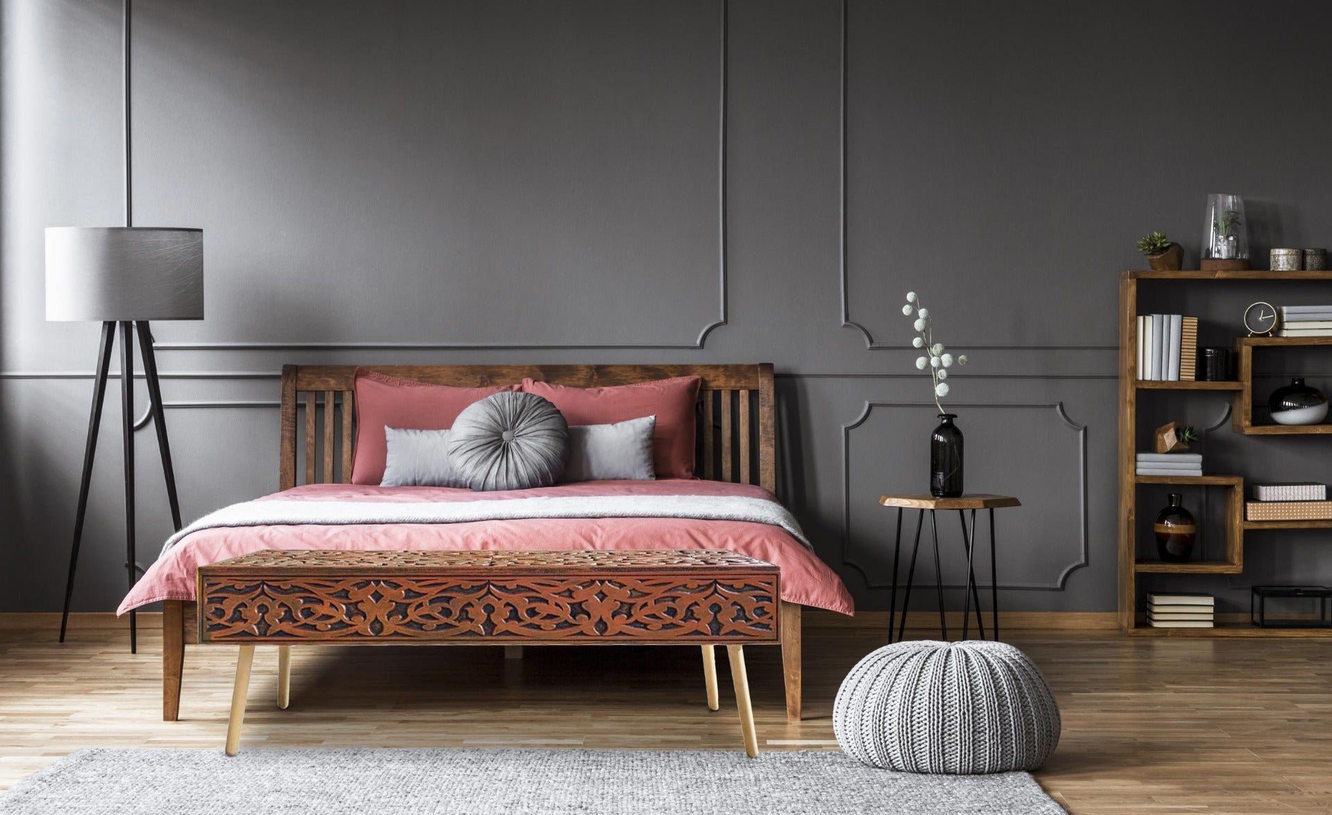 Bout de lit Jadida Cuivré