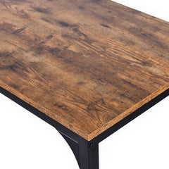 Table de bar avec tabourets Céline en bois et métal noir