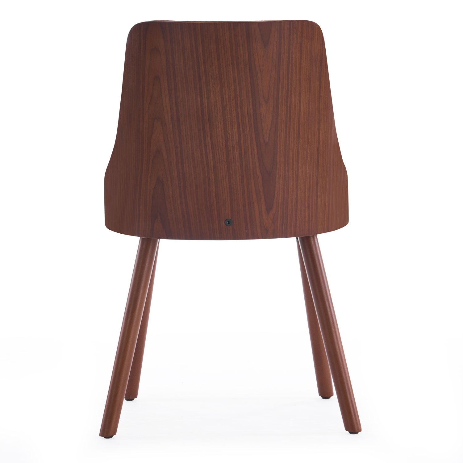 Lot de 2 chaises scandinaves Lalix Bois Noisette & Tissu bouclette Crème