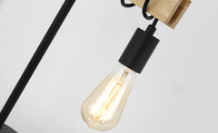Lampe de table Hyara Noir et Bois