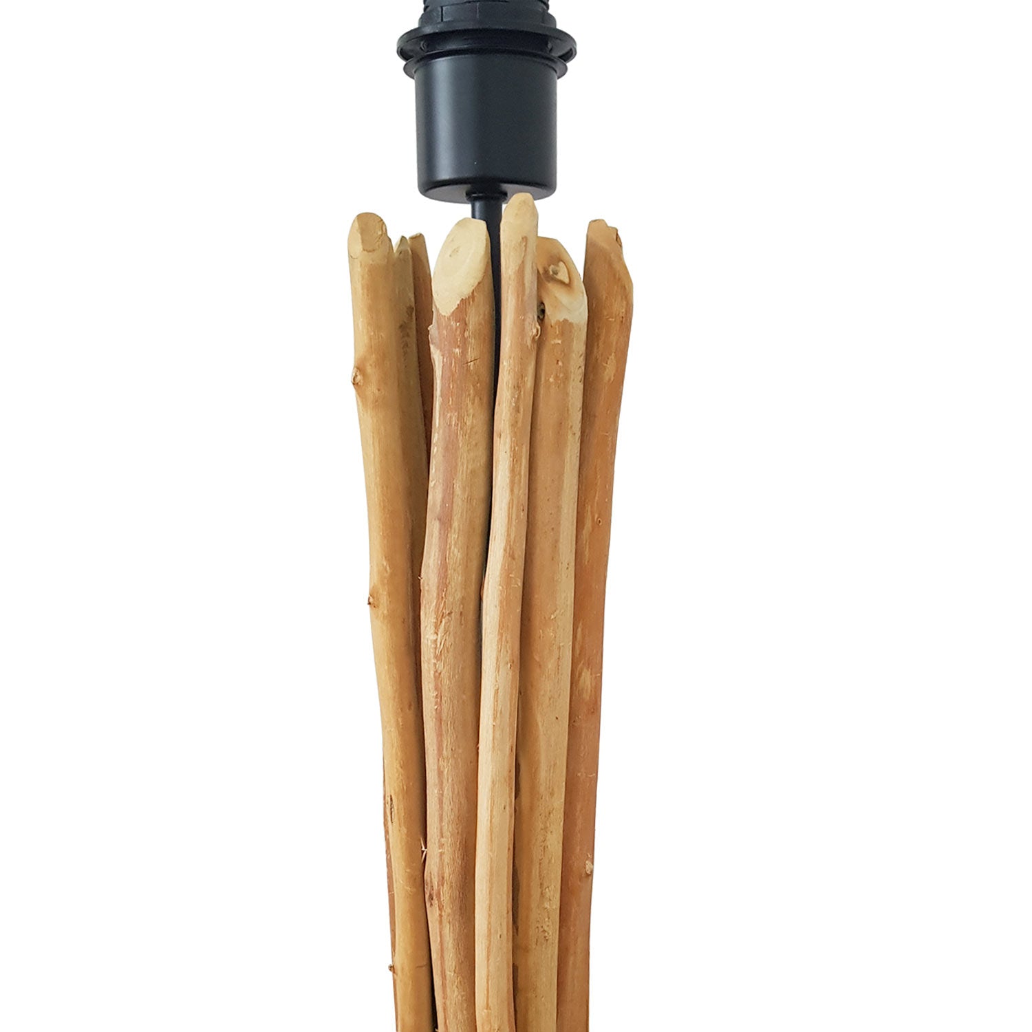 Lampe de table Naturane Noir et Métal Or