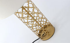 Lampe de table Tunis Métal Or