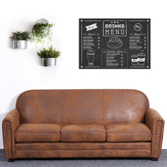 Canapé 3 places Amilan Club en tissu vintage