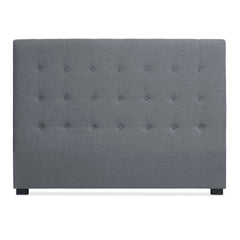 Tête de lit capitonnée Luxor 160cm Tissu Gris