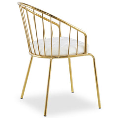 Lot de 2 fauteuils Baban en simili cuir blanc