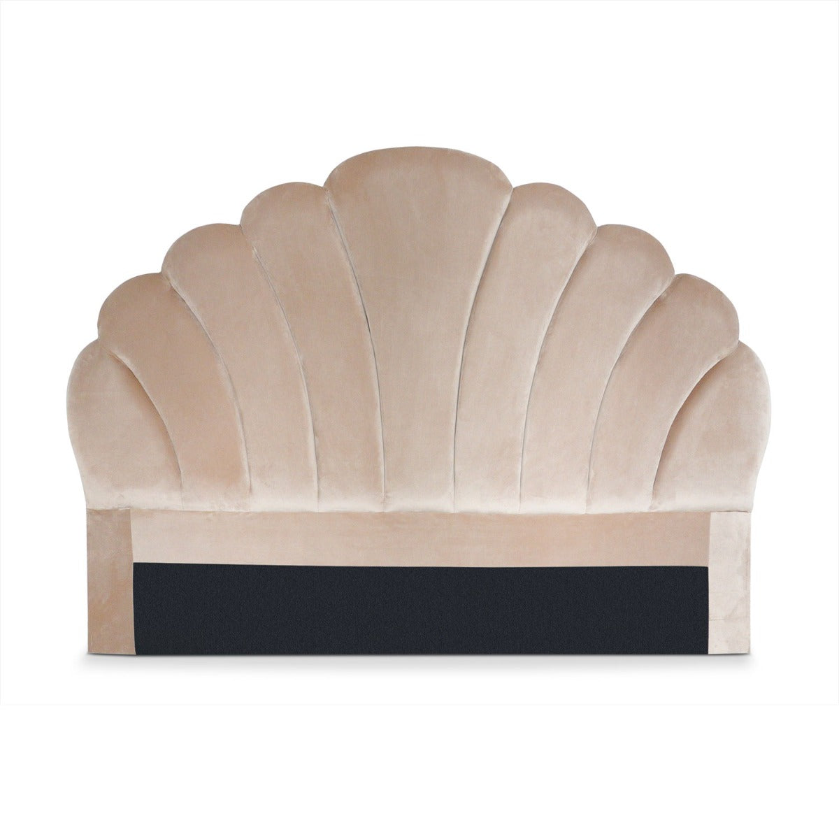 Tête de lit Mermaid 140 cm Velours Taupe