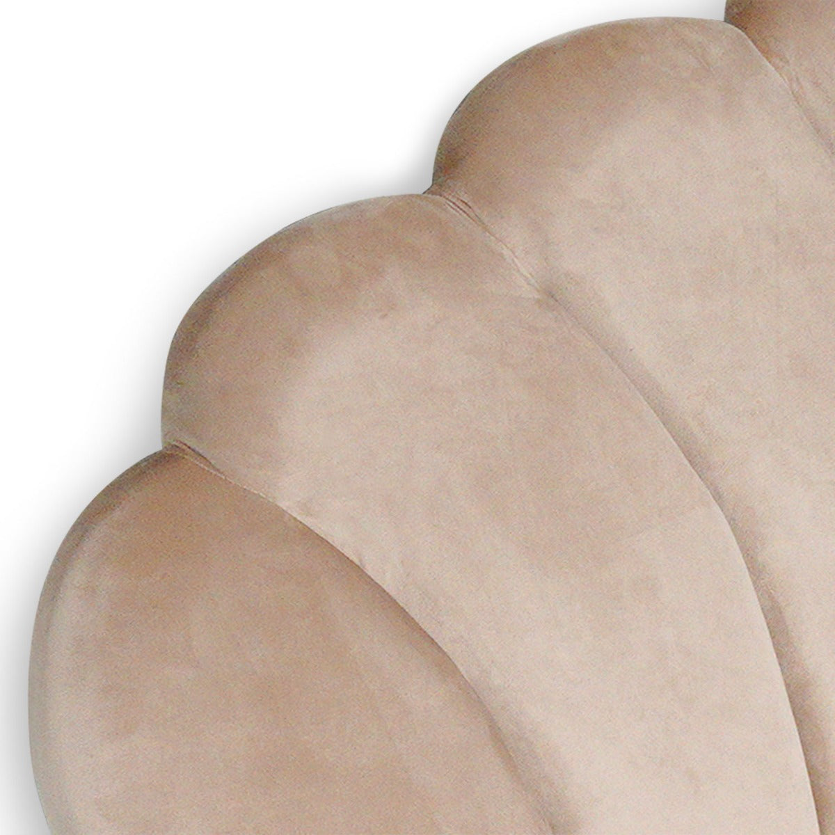 Tête de lit Mermaid 140 cm Velours Taupe