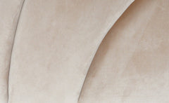 Tête de lit Mermaid 140 cm Velours Taupe