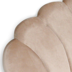 Tête de lit Mermaid 140 cm Velours Taupe