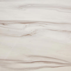 Table basse en verre effet marbre blanc et pieds or Aslel