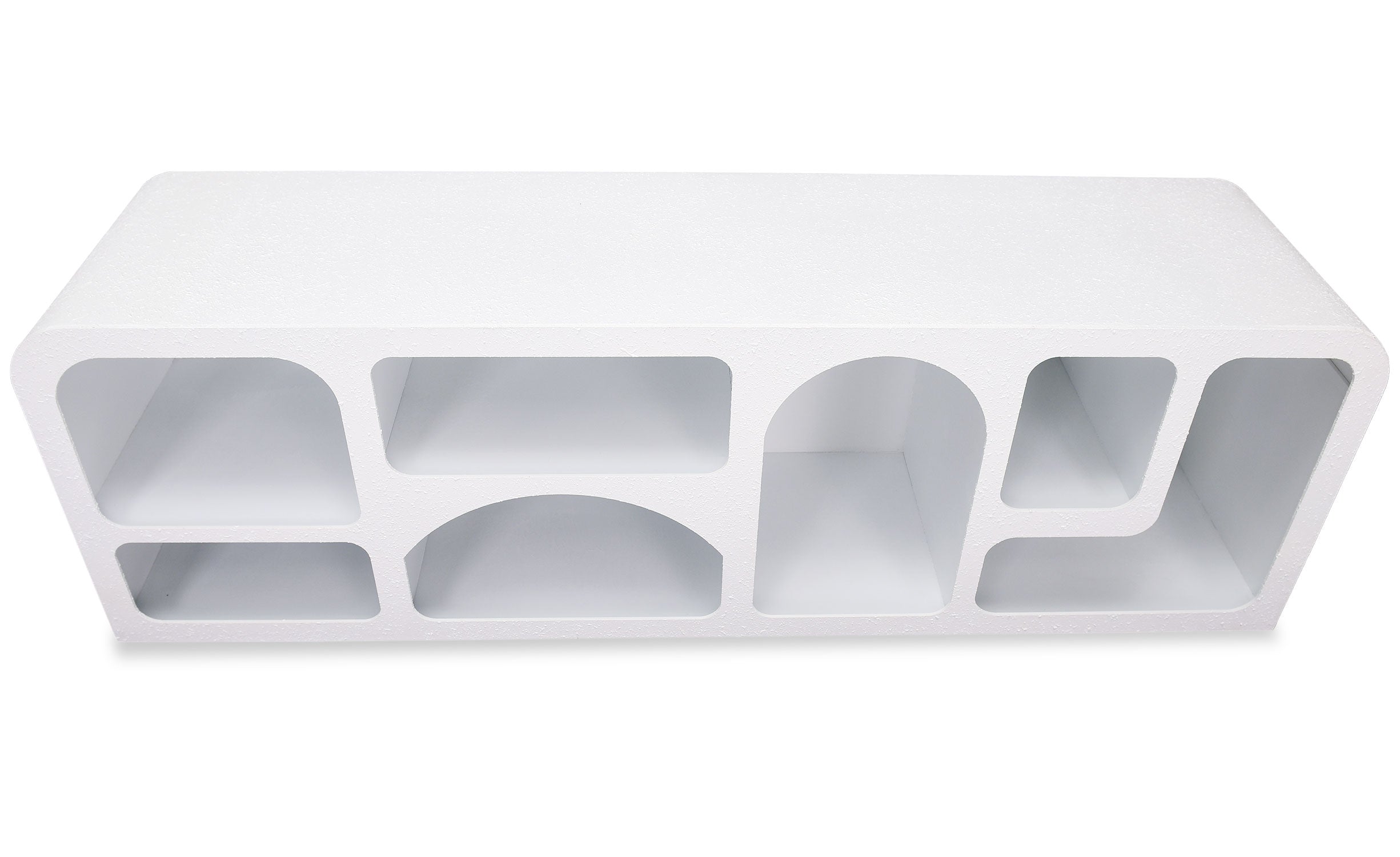 Buffet bas Navalor L160cm design arches style troglodyte Blanc