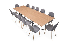 Table console Cesae extensible 300 cm chêne clair