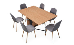 Table console Cesae extensible 300 cm chêne clair