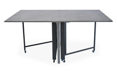 Table console Cesae extensible 300 cm effet béton ciré gris