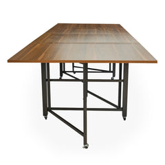 Table console extensible Cesae 300cm en bois noisette