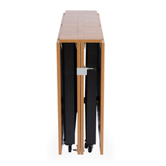 Table console extensible Cesae 300cm en bois noisette