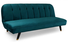 Canapé convertible Olympia Velours Vert