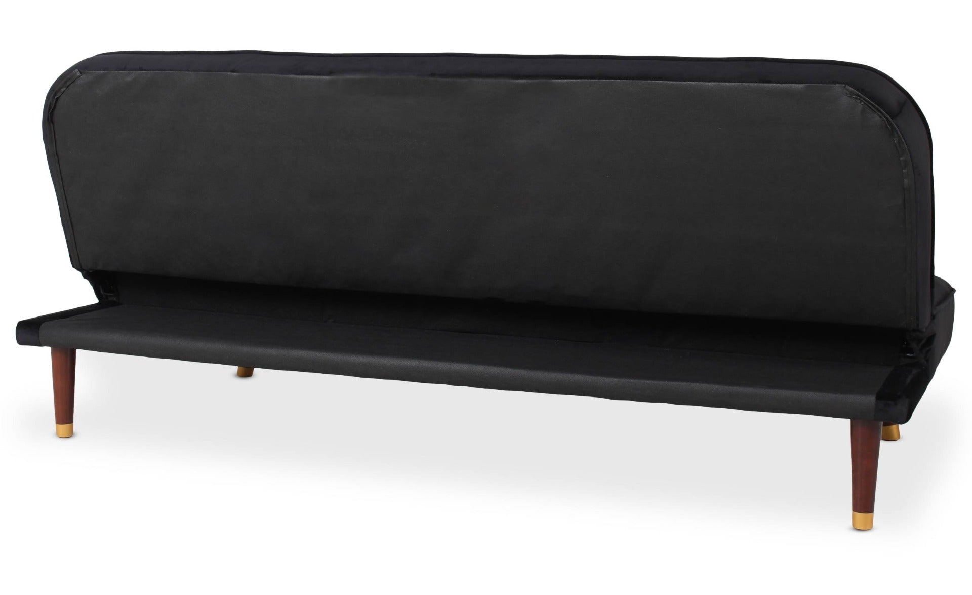 Canapé convertible clic-clac Olympia Velours Noir