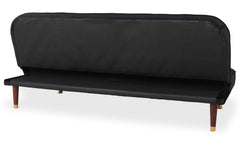 Canapé convertible clic-clac Olympia Velours Noir