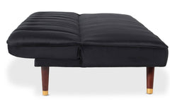 Canapé convertible clic-clac Olympia Velours Noir