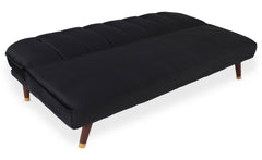 Canapé convertible clic-clac Olympia Velours Noir