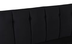 Canapé convertible clic-clac Olympia Velours Noir