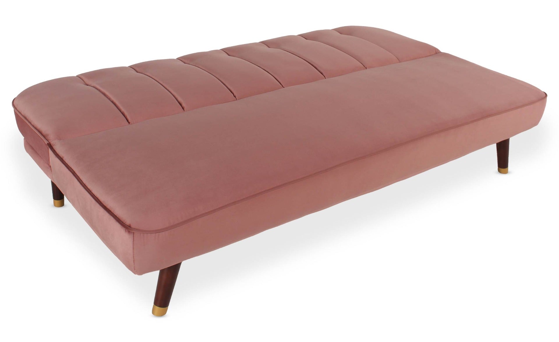 Canapé convertible clic-clac Olympia Velours Rose