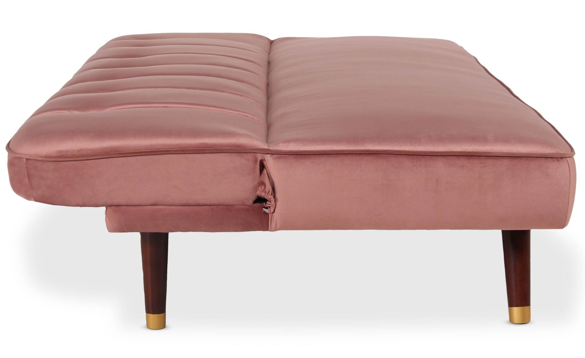 Canapé convertible clic-clac Olympia Velours Rose