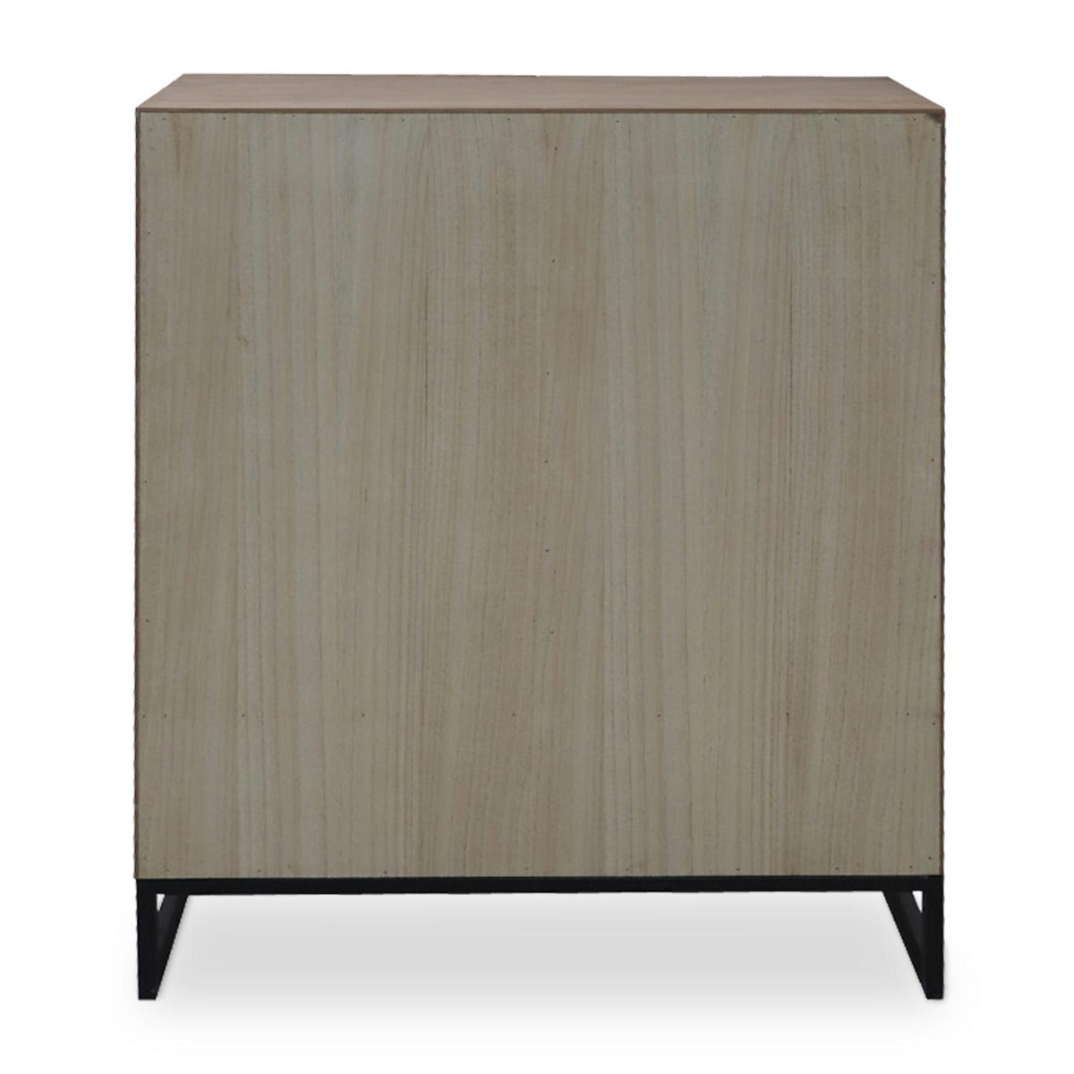 Buffet Haut 5 Tiroirs Et 1 Porte Battante Panara Bois Chêne Clair