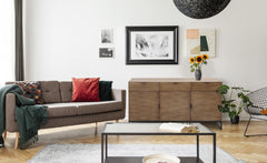 Buffet 3 portes Et 3 Tiroirs Panara Bois Chêne Clair