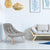 Lot de 2 fauteuils Alym en tissu gris