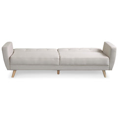 Canapé convertible scandinave Refresha Tissu Beige