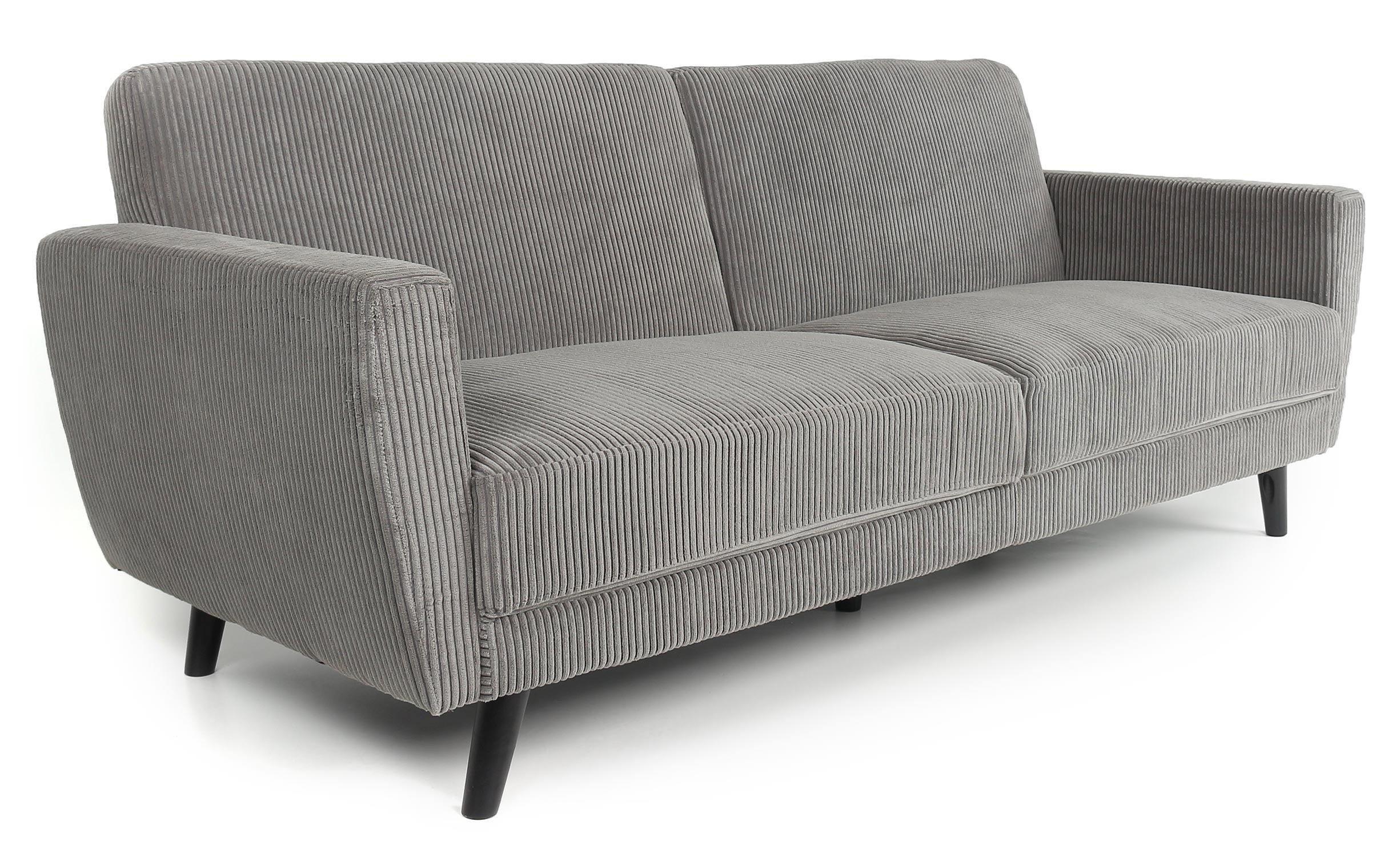 Canapé convertible Refresha Velours Gris Clair