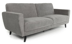 Canapé convertible Refresha Velours Gris Clair