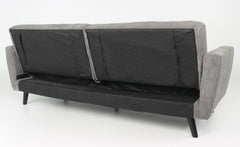 Canapé convertible Refresha Velours Gris Clair