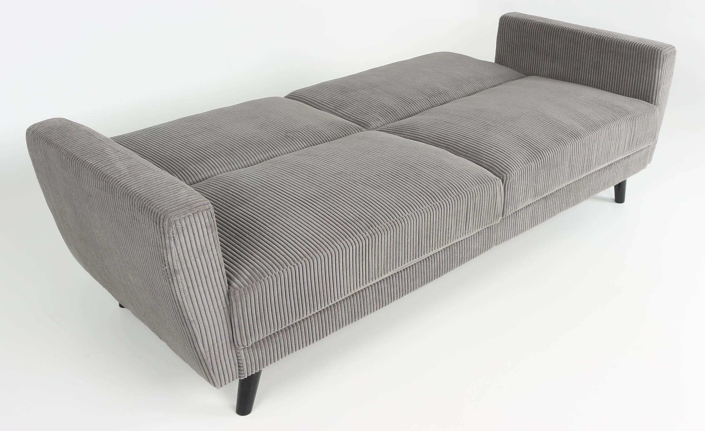 Canapé convertible Refresha Velours Gris Clair