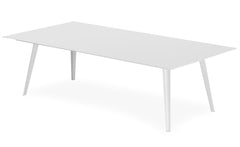 Table basse Arnara rectangulaire 120x60cm métal blanc
