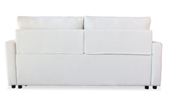 Canapé 3 places Convertible Saphir Tissu Bouclette Écru