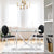 Lot de 2 tabourets de bar Annel simili noir