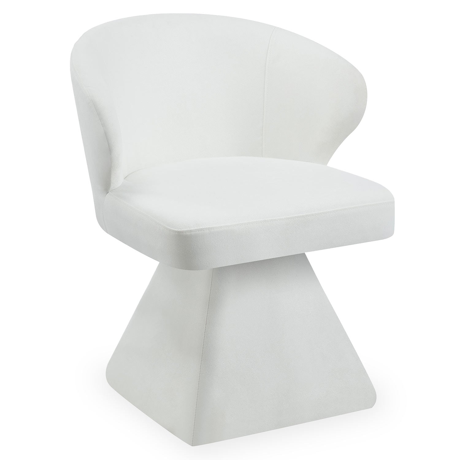 Chaise design grand confort Statik Tissu Crème