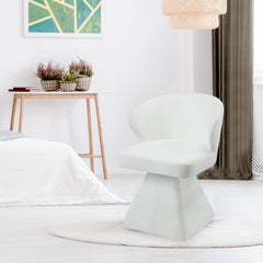 Chaise design grand confort Statik Tissu Crème