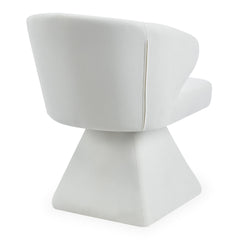 Chaise design grand confort Statik Tissu Crème