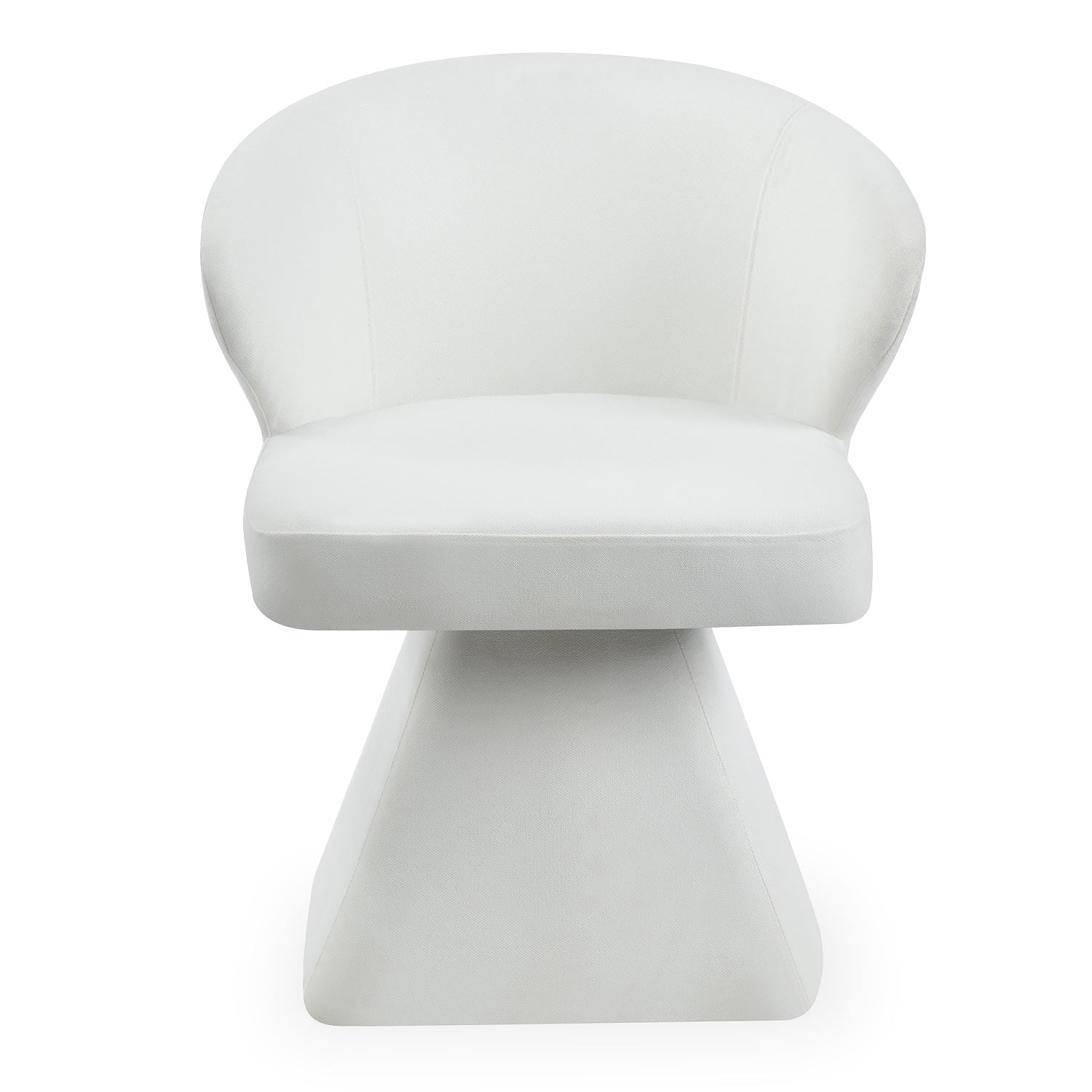 Chaise design grand confort Statik Tissu Crème
