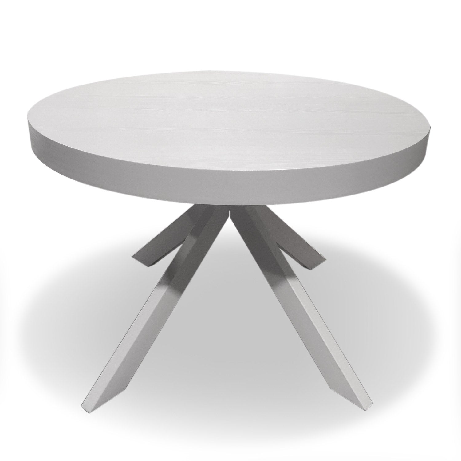 Table ronde extensible Myriade Blanc