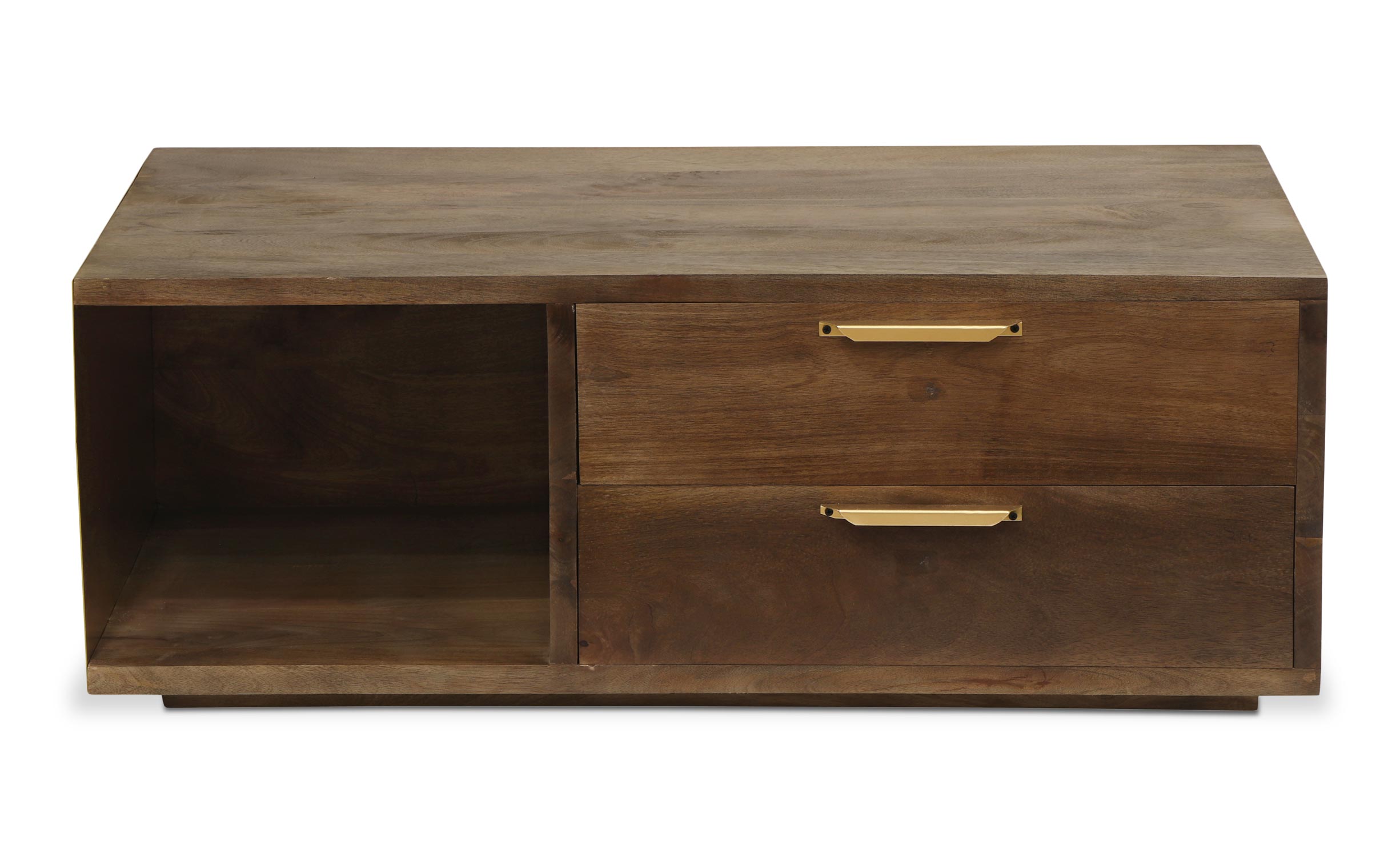 Tables basse Firmin Bois et Métal Or