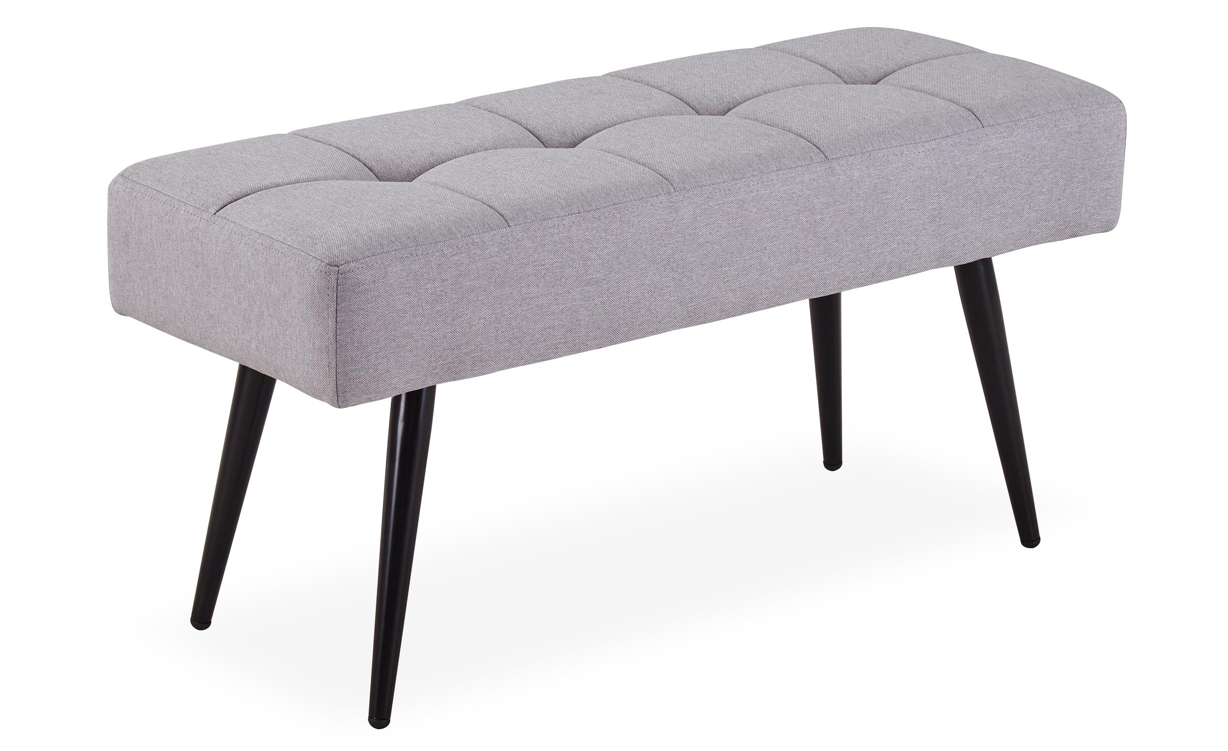 Banquette Vanina Tissu Gris Clair